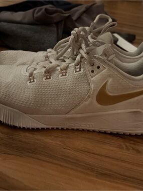 Nike Air Zoom Hyperace 2 with Gold Swoosh Volleyball Shoes
